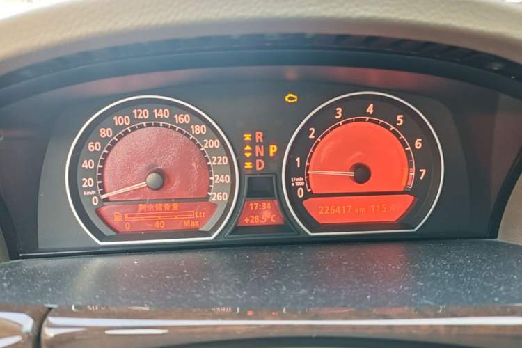 Used BMW 7 Series 2007 730Li Downgraded Version Instrument Cluster