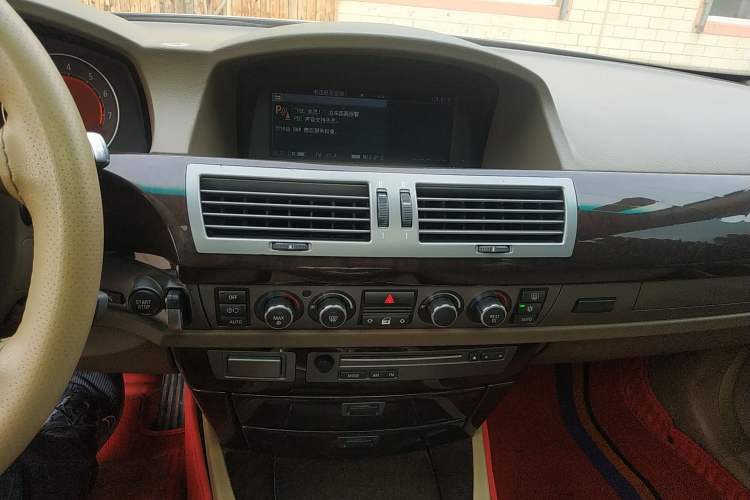 Used BMW 7 Series 2008 730Li Leading Model Audio And AC Panel