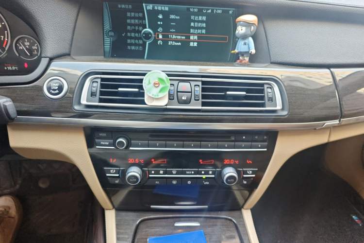 Used BMW 7 Series 2009 740Li Leading Model Audio And AC Panel