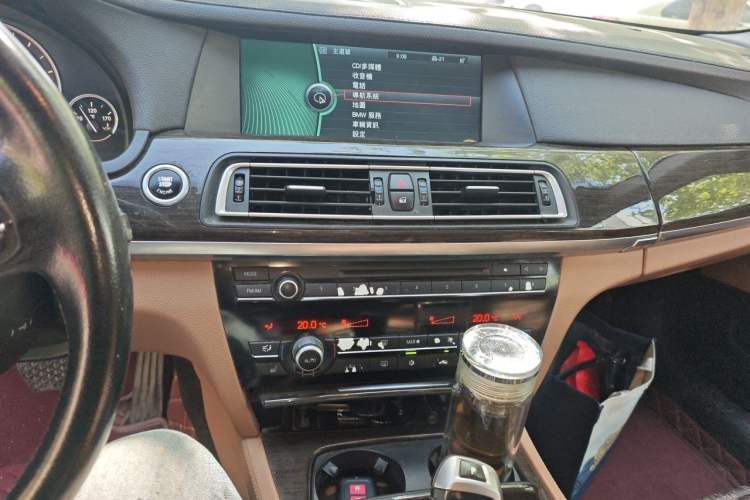 Used BMW 7 Series 2009 730Li Leading Model Audio And AC Panel