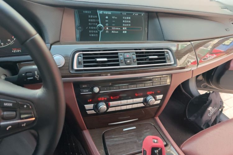 Used BMW 7 Series 2009 740Li Luxury Model Audio And AC Panel