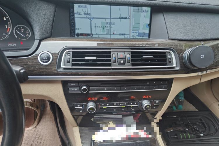 Used BMW 7 Series 2009 740Li Leading Model Audio And AC Panel