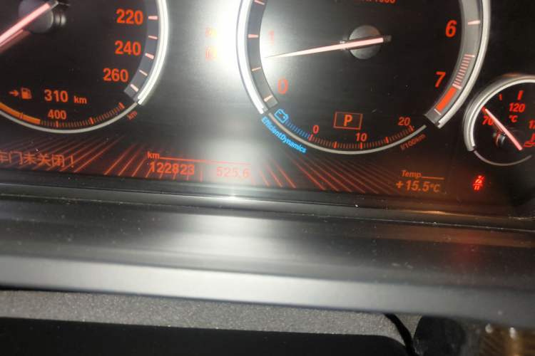 Used BMW 7 Series 2009 740Li Leading Model Odometer Close Up