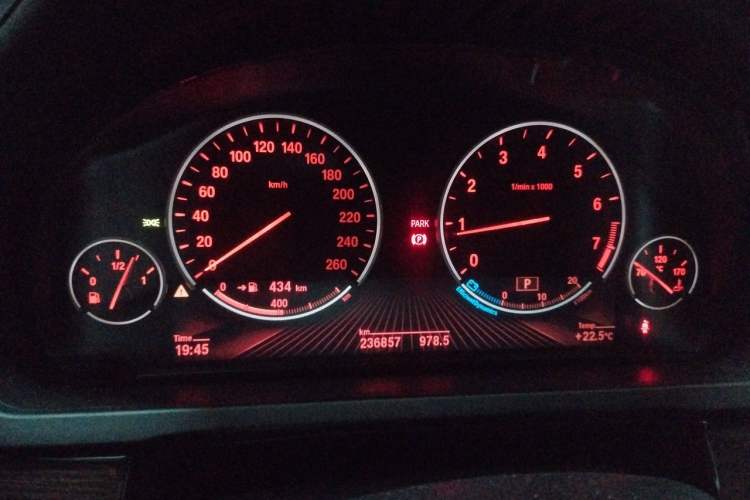 Used BMW 7 Series 2009 740Li Luxury Model Instrument Cluster