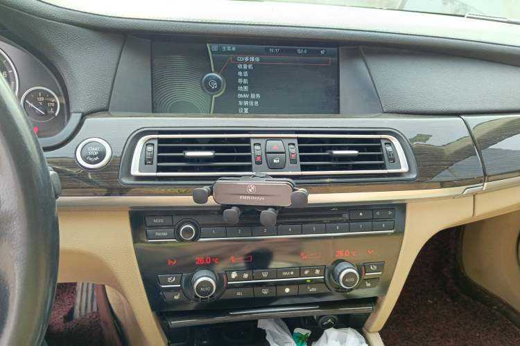 Used BMW 7 Series 2009 730Li Leading Model Audio And AC Panel
