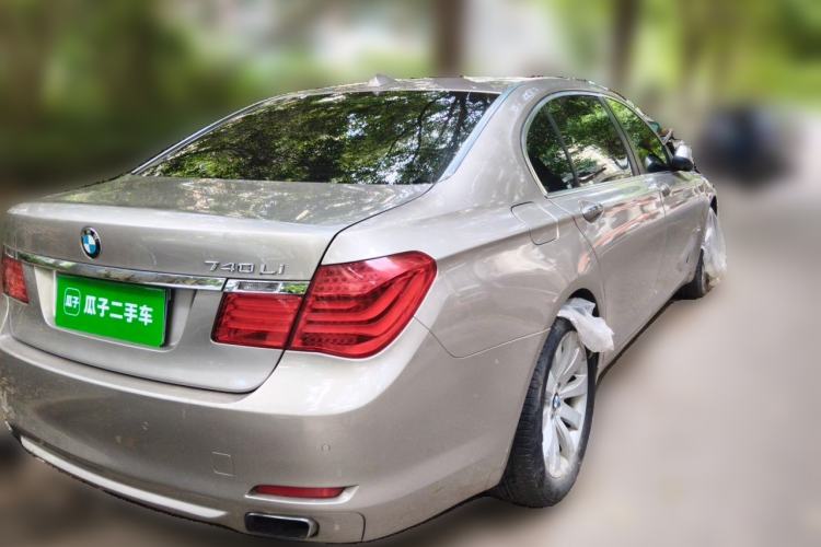 Used BMW 7 Series 2009 740Li Leading Model Rear Right 45 Deg