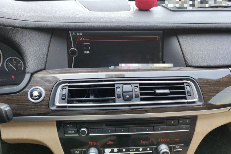Used BMW 7 Series 2009 730Li Leading Model Audio And AC Panel