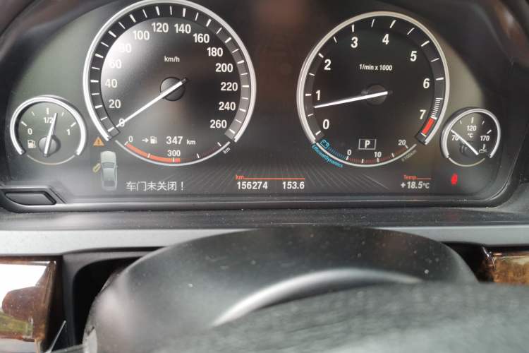 Used BMW 7 Series 2010 760Li Odometer Close Up