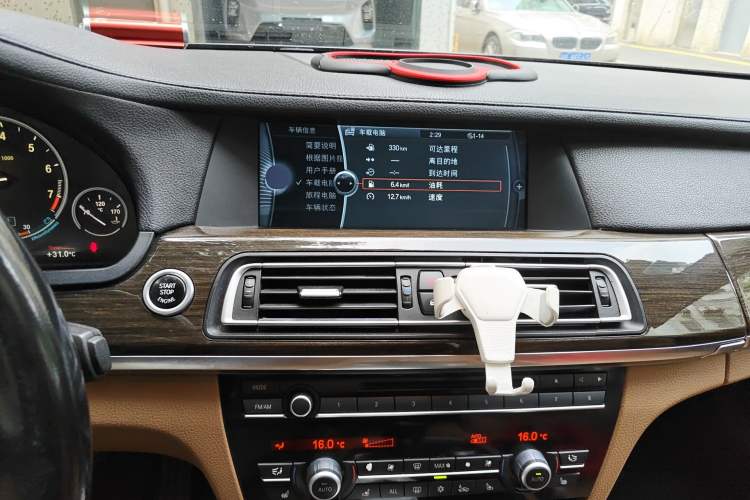 Used BMW 7 Series 2011 730Li Elegant Model Audio And AC Panel