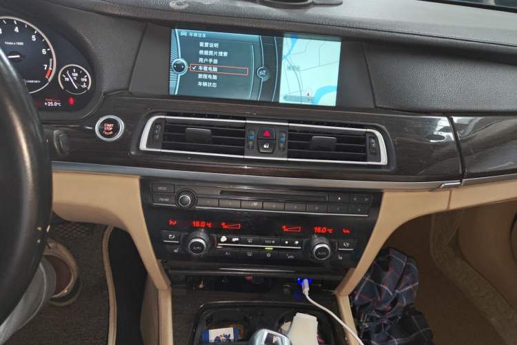 Used BMW 7 Series 2011 730Li Elegant Model Audio And AC Panel