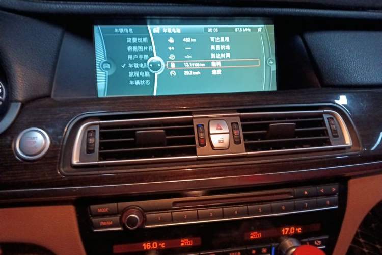Used BMW 7 Series  Audio And AC Panel