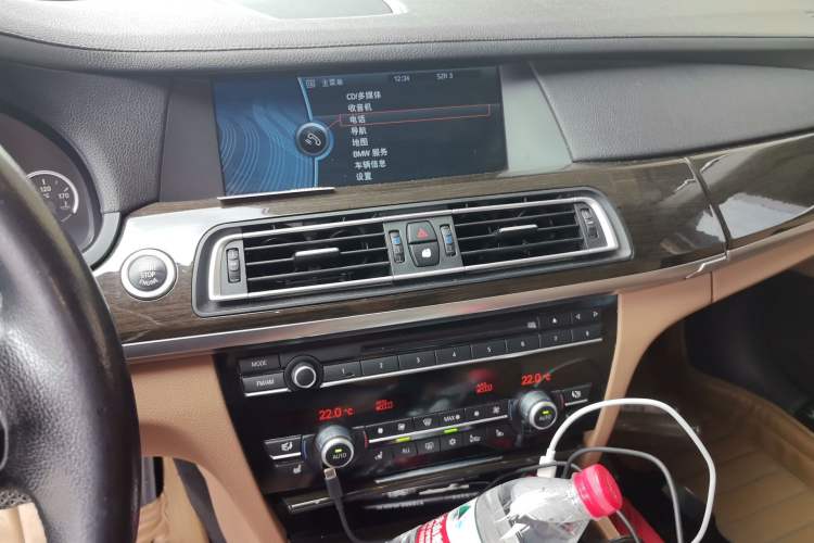 Used BMW 7 Series 2011 730Li Elegant Model Audio And AC Panel