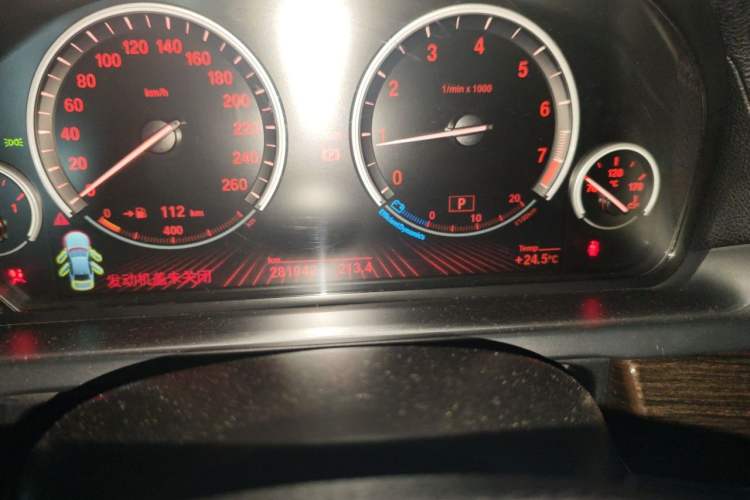 Used BMW 7 Series 2011 740Li Steinway Limited Edition Odometer Close Up