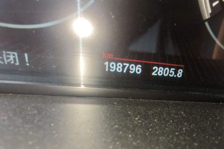 Used BMW 7 Series 2011 760Li Steinway Limited Edition Odometer Close Up