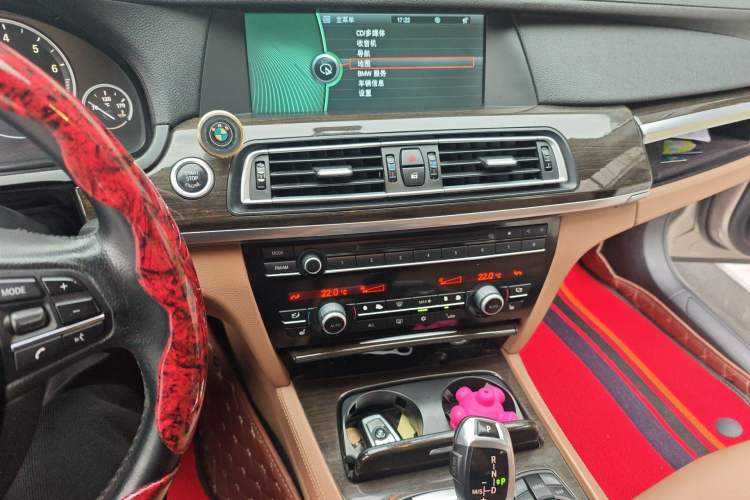 Used BMW 7 Series 2011 730Li Elegant Model Audio And AC Panel