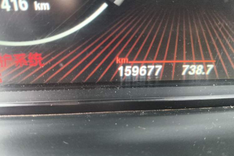 Used BMW 7 Series 2011 740Li Steinway Limited Edition Odometer Close Up