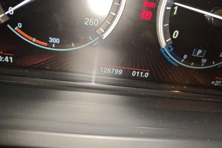 Used BMW 7 Series 2012 760Li 25th Anniversary Limited Edition Odometer Close Up
