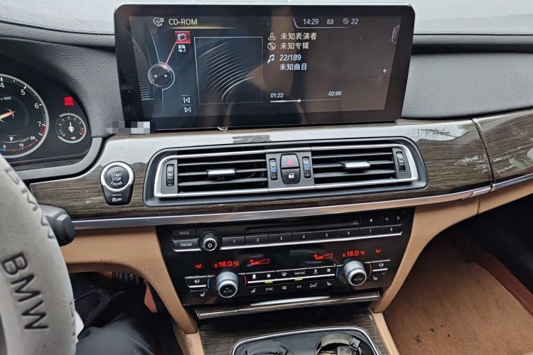Used BMW 7 Series 2013 740Li xDrive Audio And AC Panel