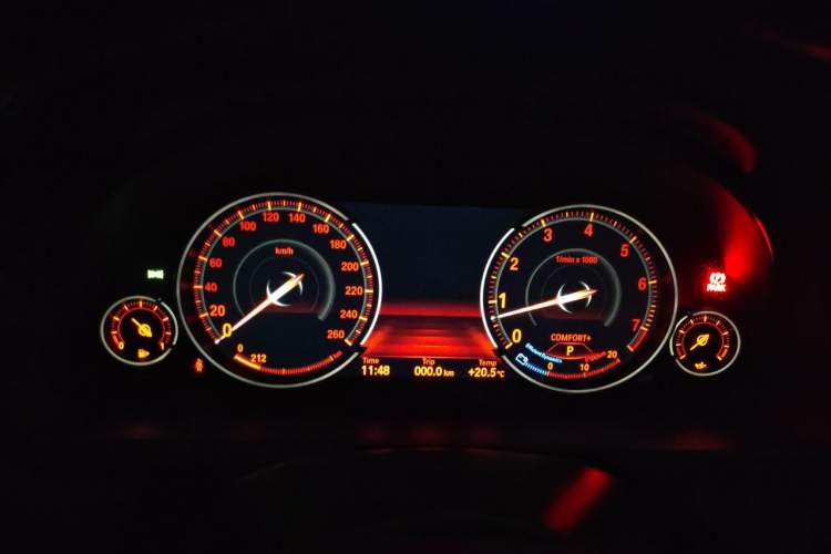 Used BMW 7 Series 2013 740Li Luxury Model Instrument Cluster