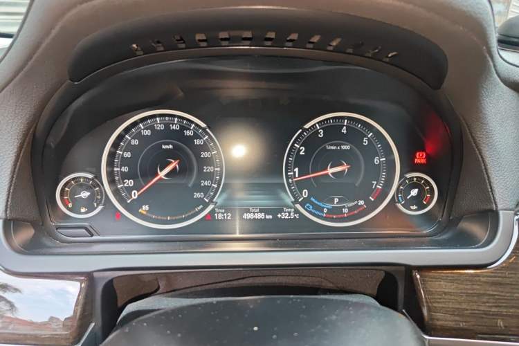 Used BMW 7 Series 2013 730Li Luxury Model Instrument Cluster