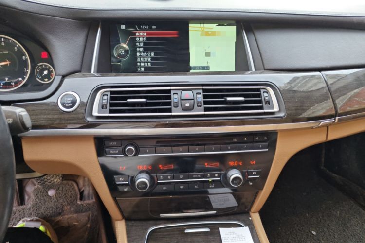 Used BMW 7 Series 2013 730Li Luxury Model Audio And AC Panel