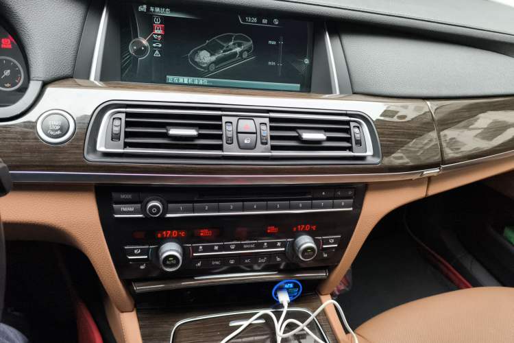 Used BMW 7 Series 2013 730Li Luxury Model Audio And AC Panel