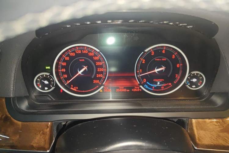 Used BMW 7 Series 2013 740Li Luxury Model Instrument Cluster