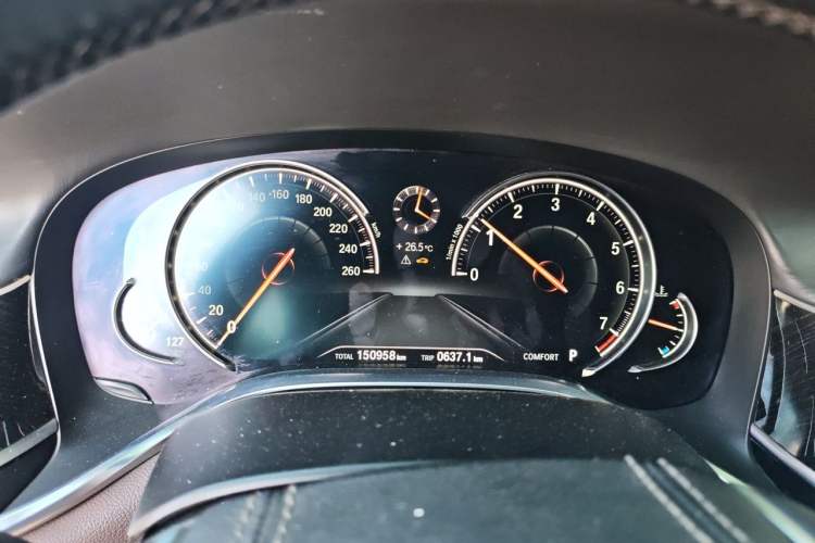 Used BMW 7 Series 2016 730Li Luxury Model Instrument Cluster