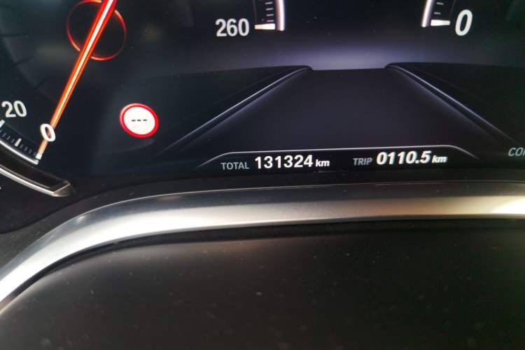 Used BMW 7 Series 2016 740Li Luxury Edition Odometer Close Up