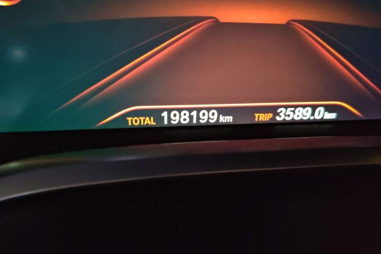 Used BMW 7 Series 2016 740Li Luxury Edition Odometer Close Up