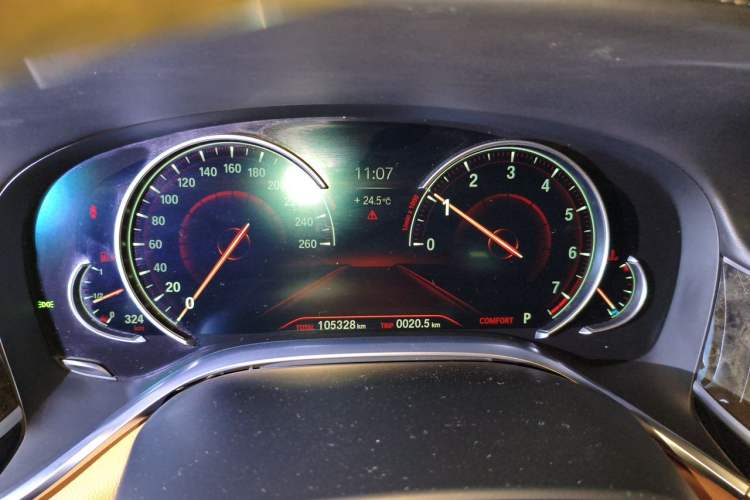 Used BMW 7 Series 2017 730Li Luxury Model Instrument Cluster