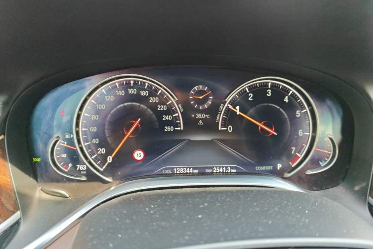 Used BMW 7 Series 2017 740Li xDrive Personalized Custom Edition Odometer Close Up