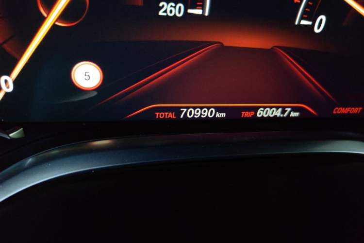 Used BMW 7 Series 2017 740Li xDrive Personalized Custom Edition Odometer Close Up