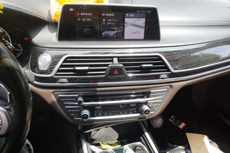 Used BMW 7 Series 2018 740Li M Sport Package Leading Model Audio And AC Panel
