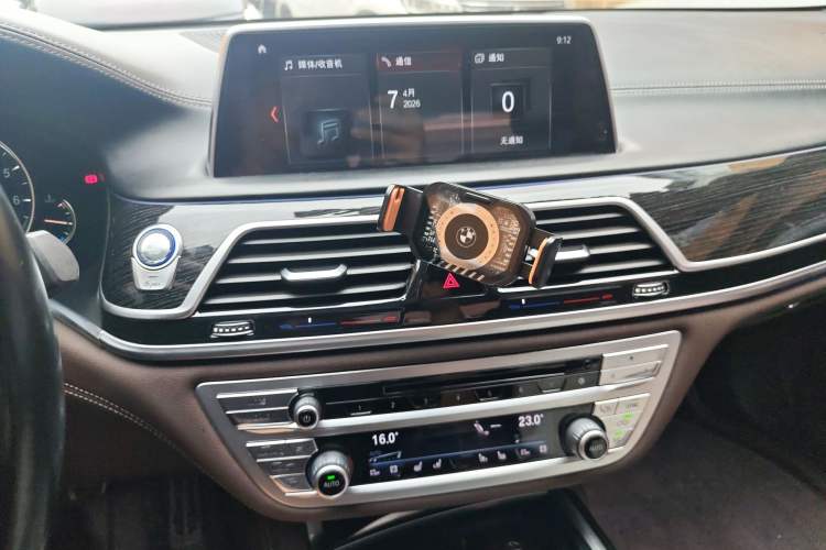 Used BMW 7 Series 2018 740Li M Sport Package Leading Model Audio And AC Panel