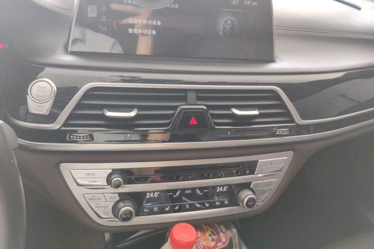 Used BMW 7 Series 2018 740Li M Sport Package Leading Model Audio And AC Panel
