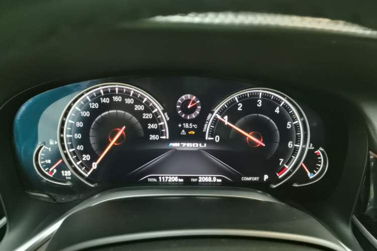 Used BMW 7 Series 2018 740Li M Sport Package Leading Model Instrument Cluster