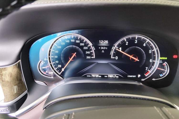 Used BMW 7 Series 2018 730Li Luxury Model Excellence Package Instrument Cluster