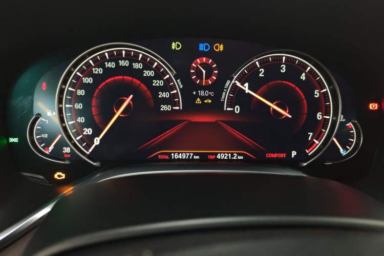 Used BMW 7 Series 2018 730Li Leading Model Excellence Package Instrument Cluster