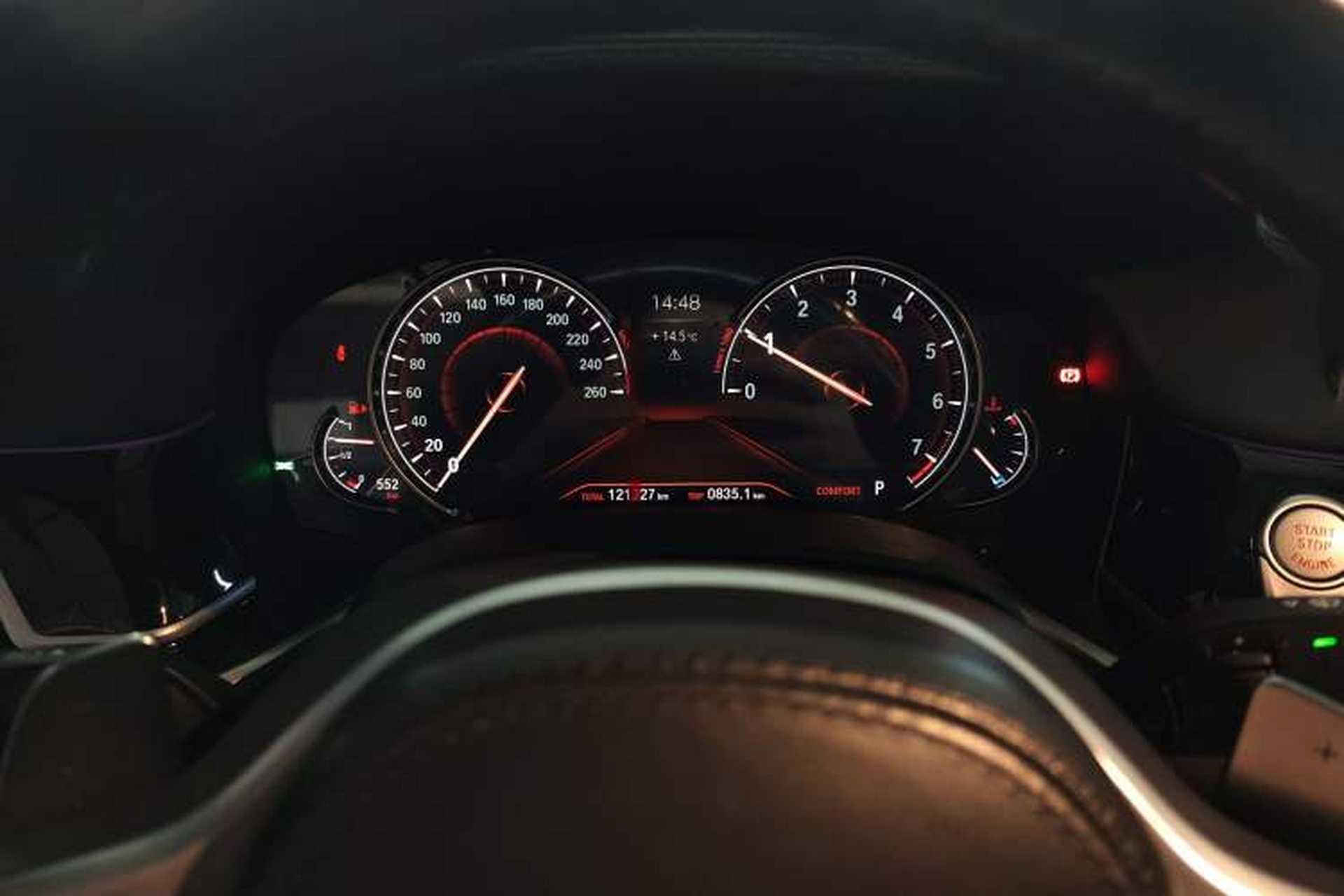 Used BMW 7 Series 2018 730Li Leading Model M Sport Package Odometer Close Up