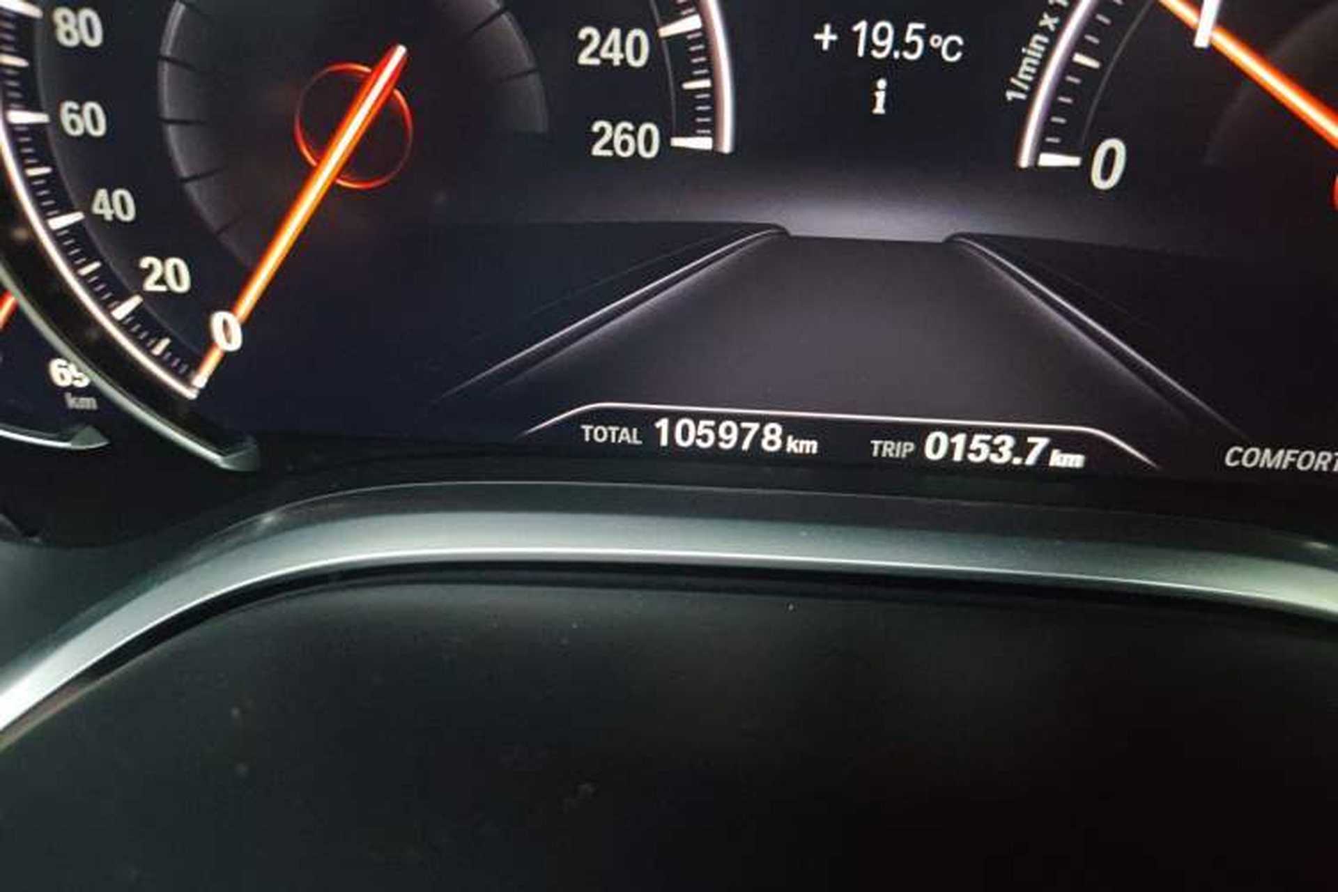 Used BMW 7 Series 2018 730Li Leading Model M Sport Package Odometer Close Up