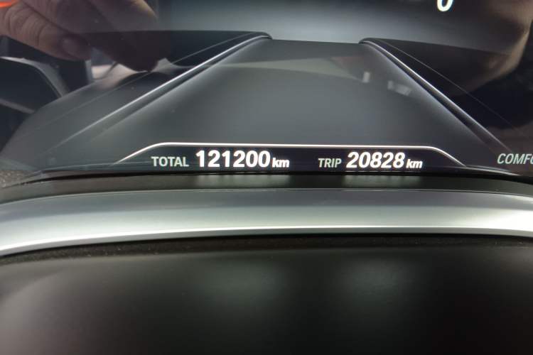 Used BMW 7 Series 2018 730Li Luxury Edition M Sport Package Odometer Close Up
