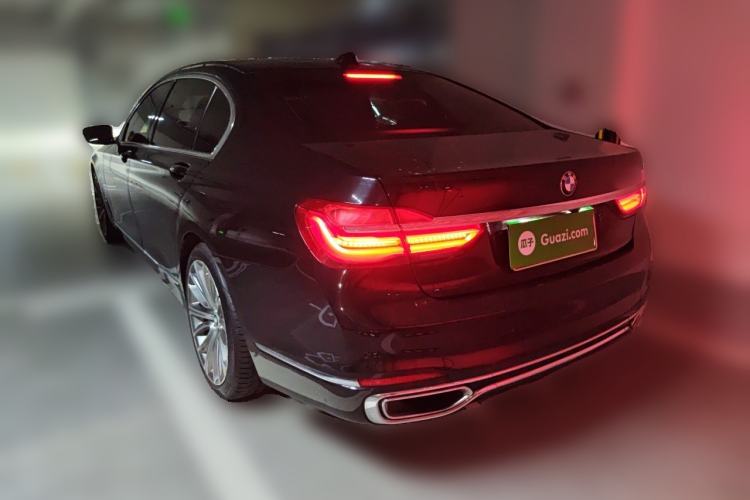 Used BMW 7 Series 2018 740Li Leading Model Excellence Package Rear Left 45 Deg