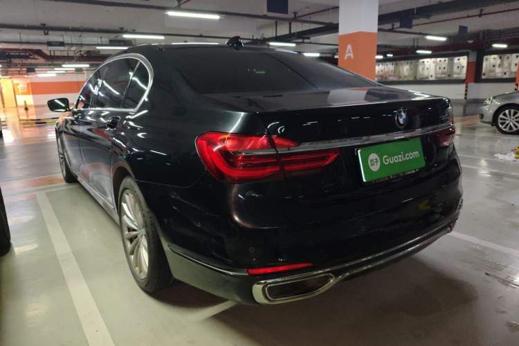 Used BMW 7 Series 2018 730Li Leading Model Excellence Package Rear Left 45 Deg