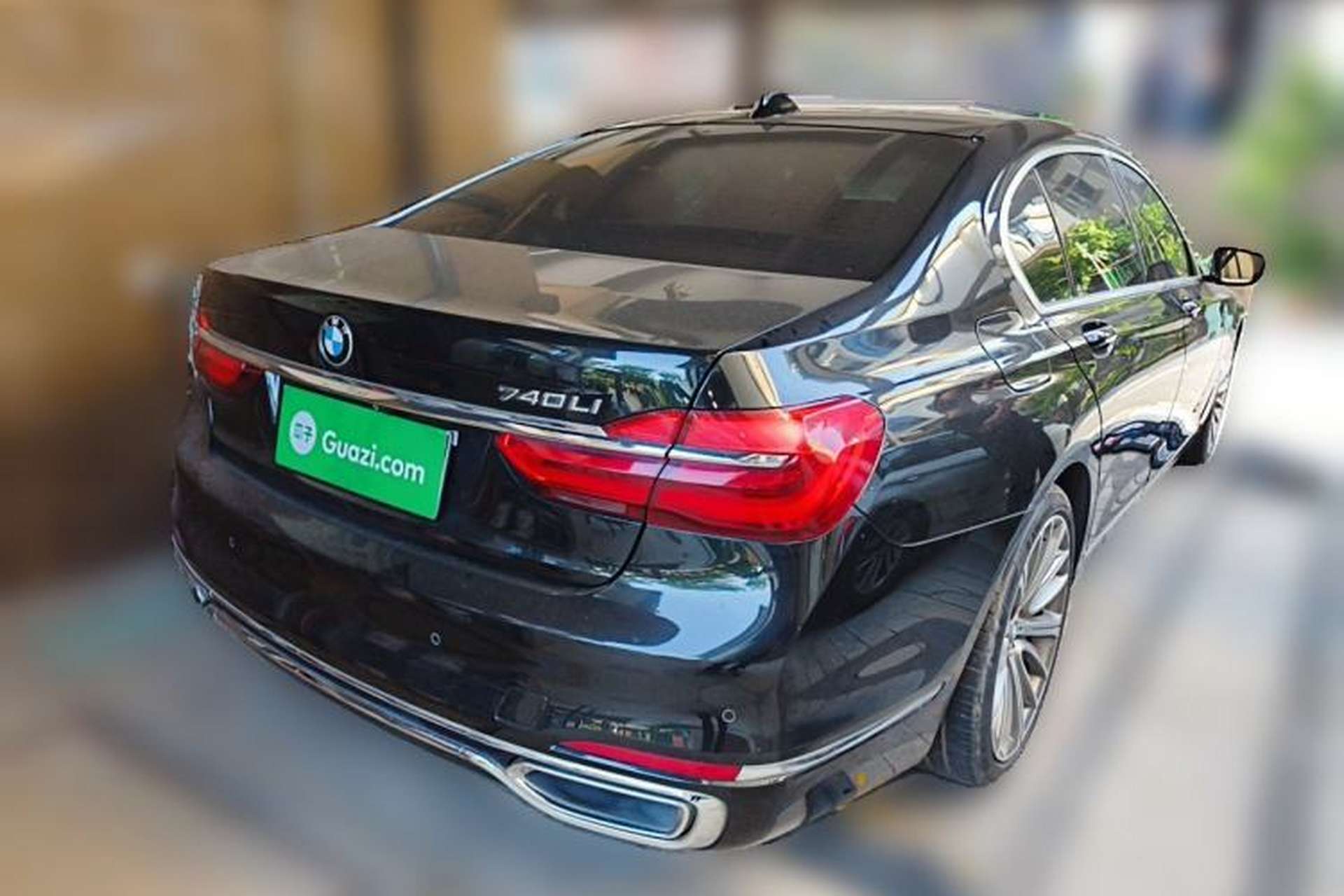 Used BMW 7 Series 2018 740Li Leading Model Excellence Package Rear Right 45 Deg