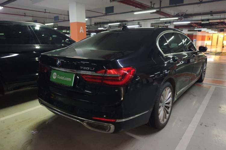 Used BMW 7 Series 2018 730Li Leading Model Excellence Package Rear Right 45 Deg