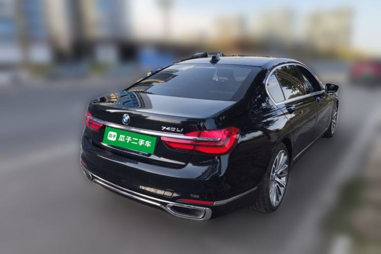 Used BMW 7 Series 2018 740Li Leading Model Excellence Package Rear Right 45 Deg