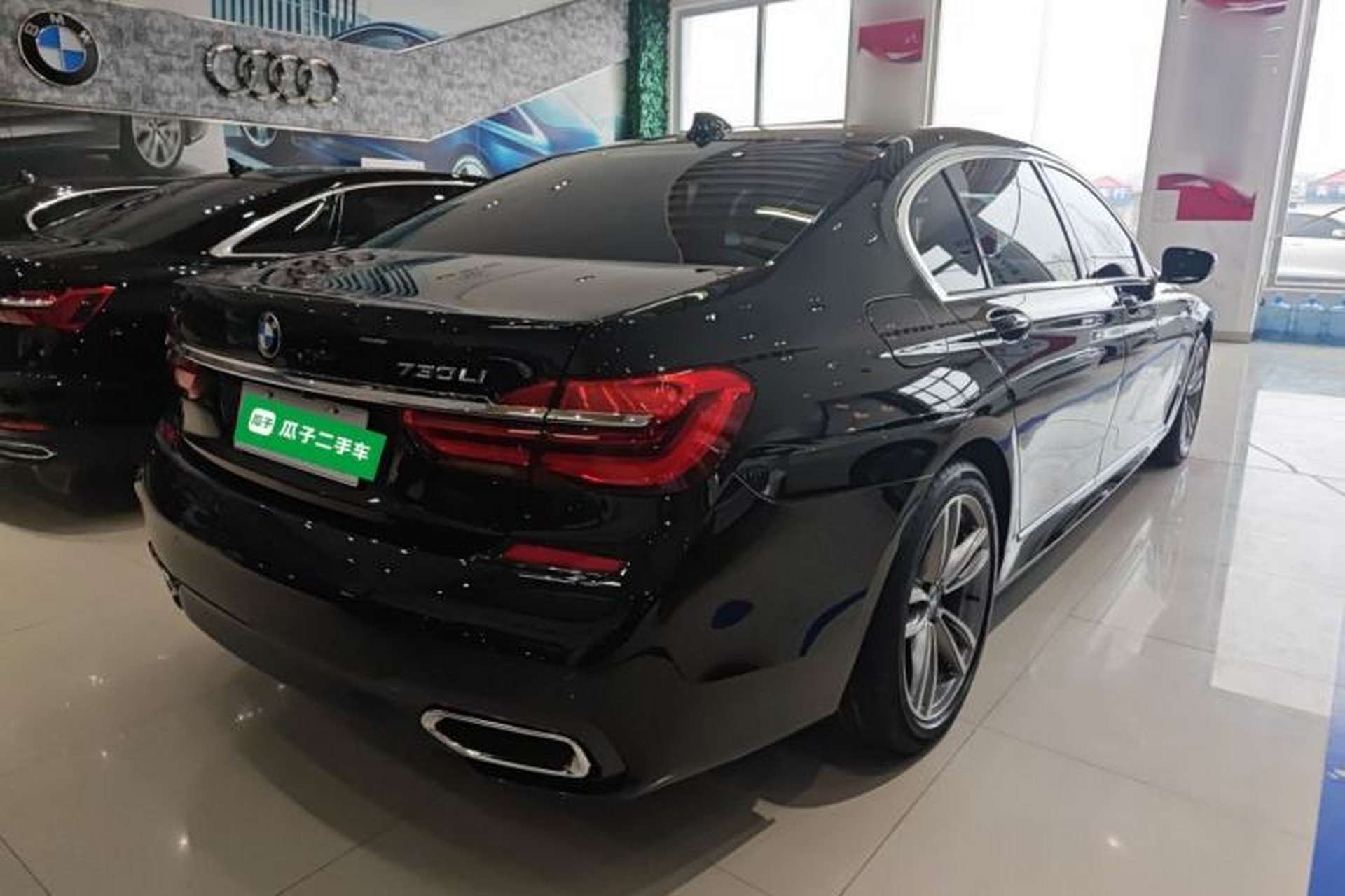 Used BMW 7 Series 2018 730Li Leading Model M Sport Package Rear Right 45 Deg
