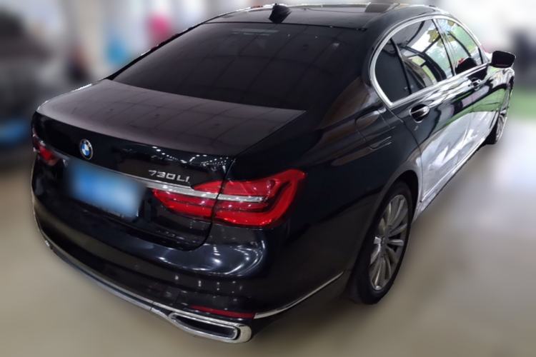 Used BMW 7 Series 2018 730Li Leading Model Excellence Package Rear Right 45 Deg
