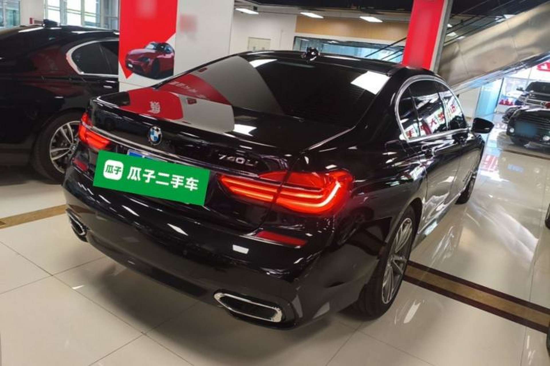Used BMW 7 Series 2018 730Li Luxury Edition M Sport Package Rear Right 45 Deg